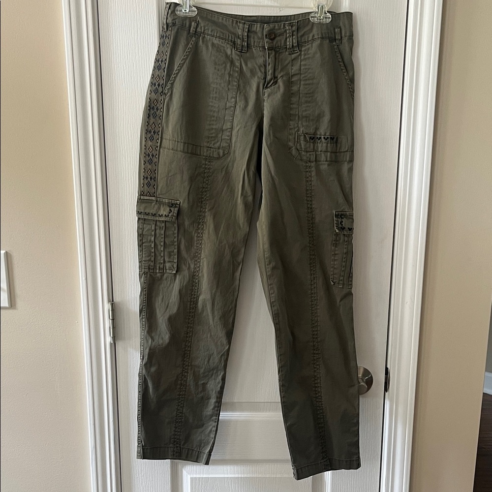 Women's Olive Cargo Pants